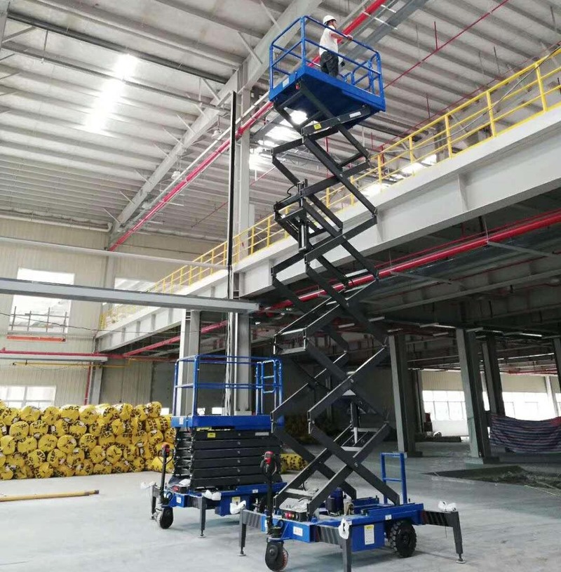 衢州助力行走剪叉式高空作业平台